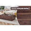 Table basse de 39,3 po x 23,6 po x 12 po avec finition noyer - Convient à une table luxueuse moderne Home Decor, grain de bois en pouces, multifonctionnelle pour le salon-1416895279