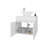 White Bathroom Vanity With 2 Doors-72287580