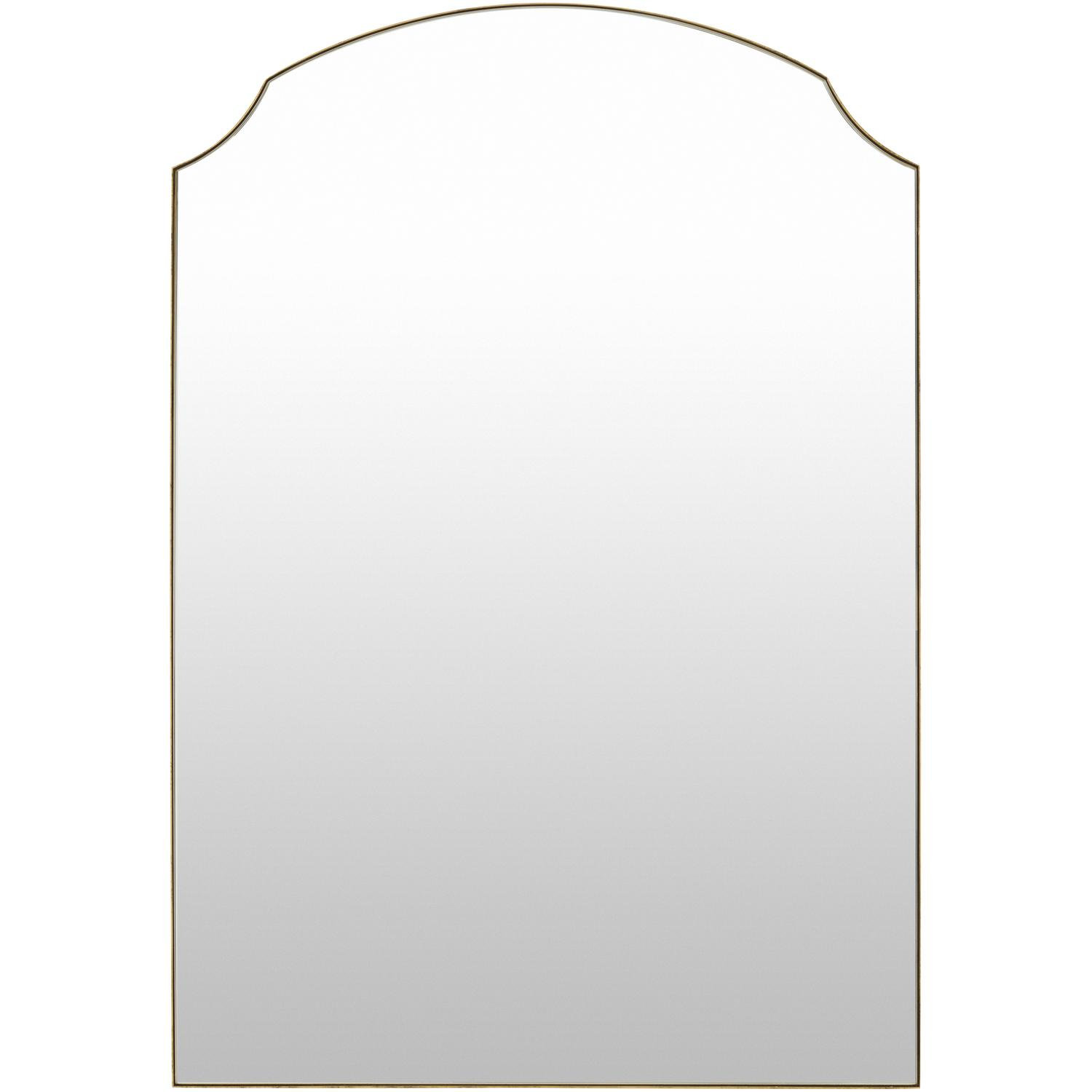 52" Accent Mirror, Gold, 35" x 24"