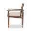 Fauteuil en tissu brun / beige Bauder-1687213282