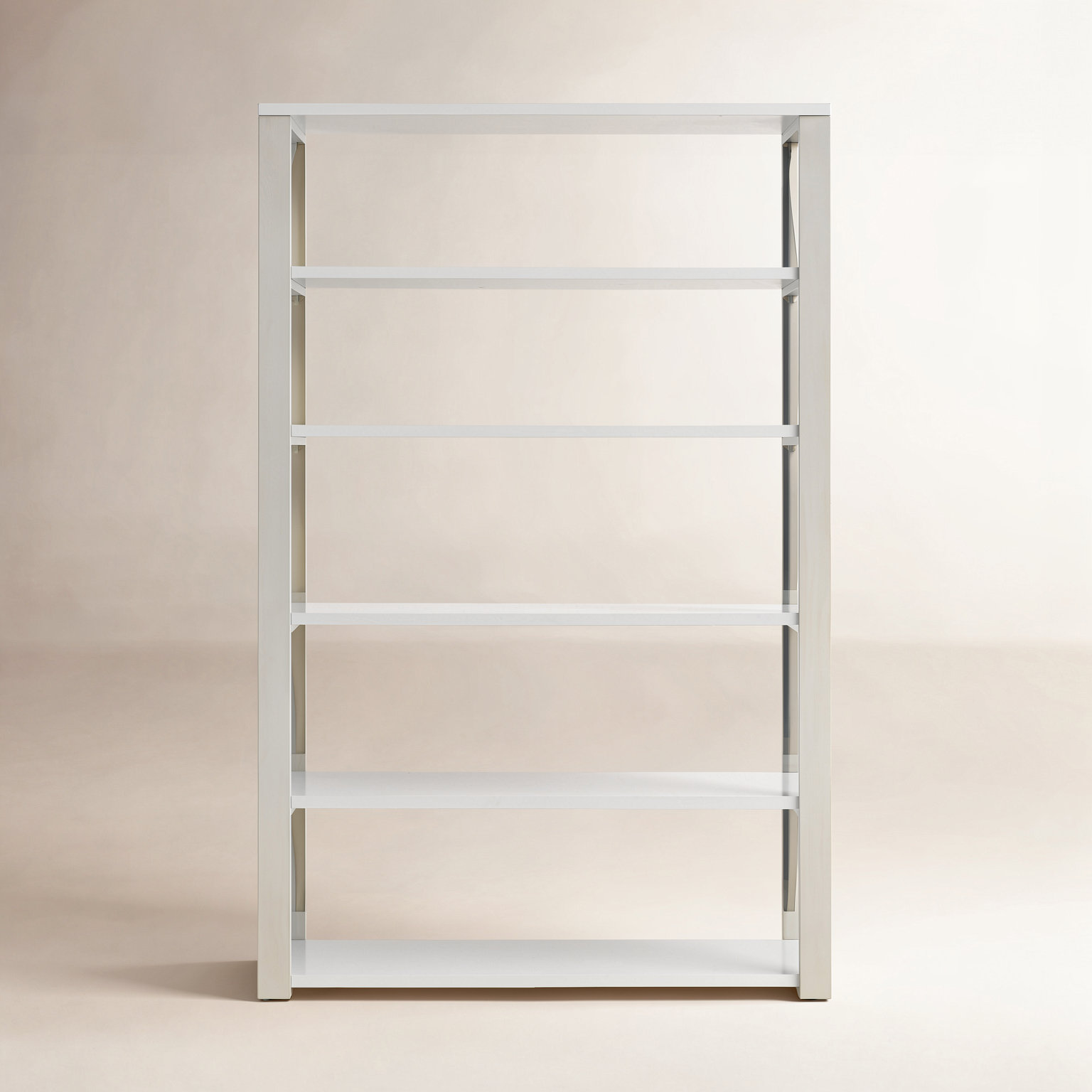 Kenyon Shelving Unit, Silver/White