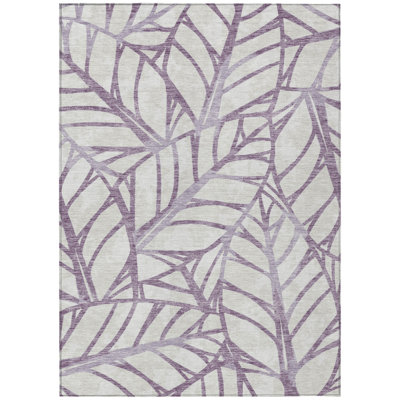 Neysa Washable Floral Indoor / Outdoor Rug