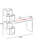 Francella Desk - Modern Asymmetric Design with Ample Storage-24070049