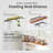 Set of 2 36" Acacia Wood Floating Shelves Wall Mounted (Round Edge)-1629237463-1629237482