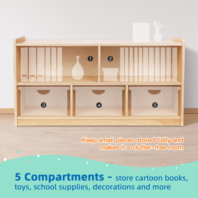 Tablette 5 compartiments Montessori