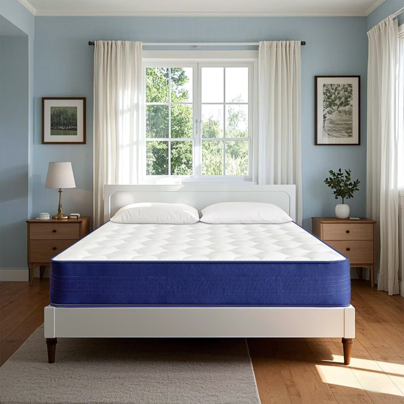 Medium Gel Memory Foam Hybrid Mattress in A Box, 12", Full