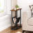Side Table For Small Spaces, Slim Bedside Table With Storage Holder-106839758