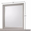 Miroir carré gris-2072586639