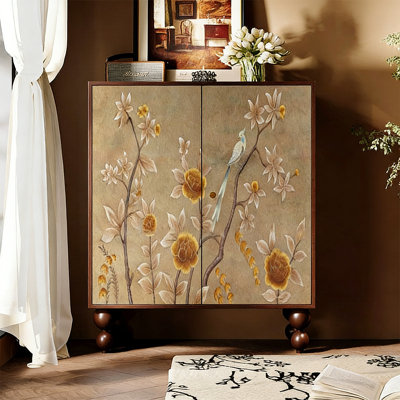 Modern Solid Wood Large Capacity Shoe Cabinet