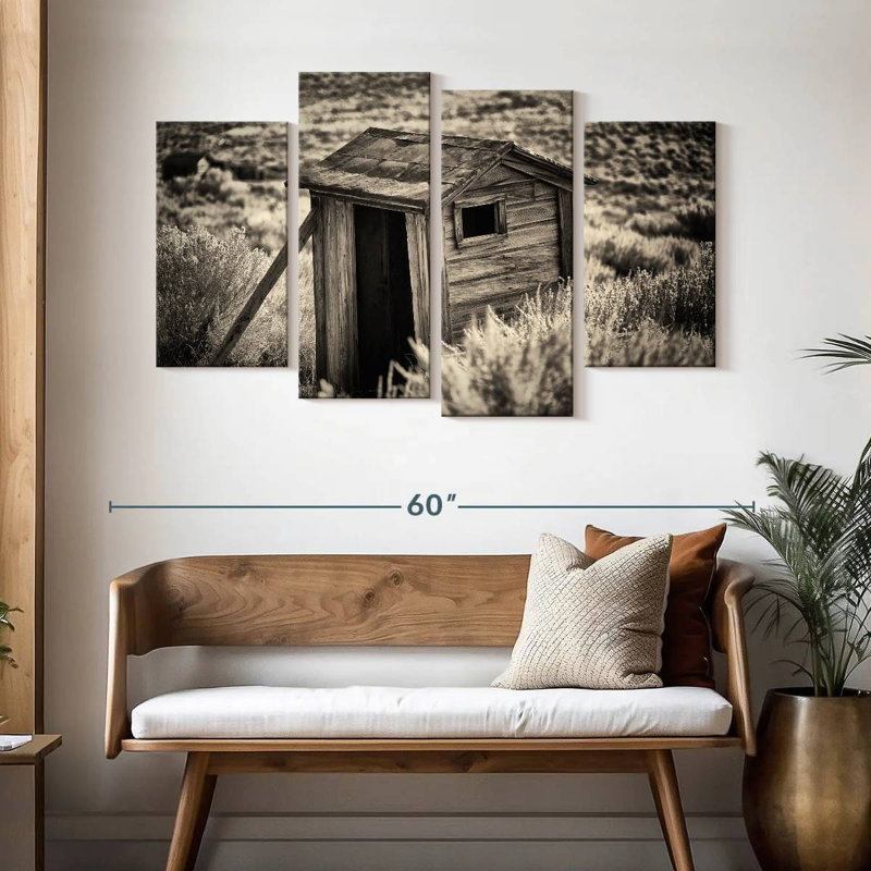 Lilie Ghost Town Outhouse I, H 32 po x l 52 po