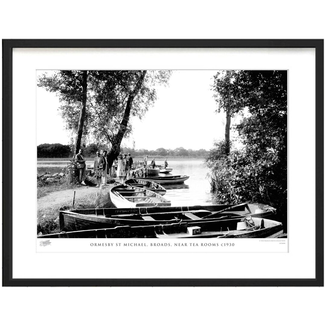 Gerahmter Fotodruck Ormesby St Michael, Broads, Near Tea Rooms 1930 von Francis Frith