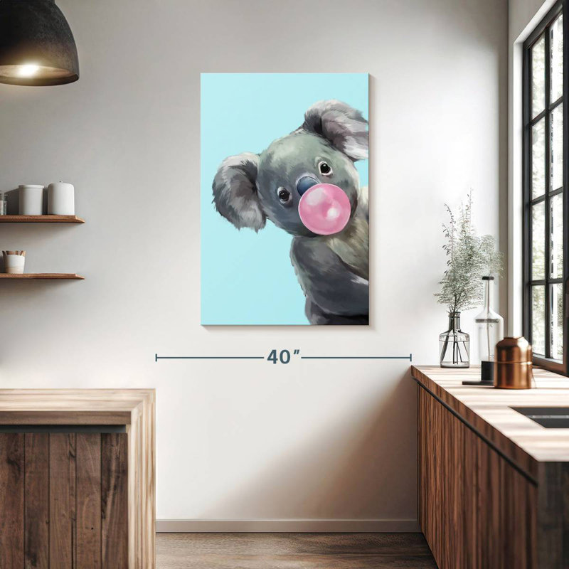 Ketti Koala Bubble Gum II, 39" H x 26" W