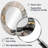 Late Night Jazz Vintage Gray And Gold - Gold Oval Wall Mirror Decor-1199612941