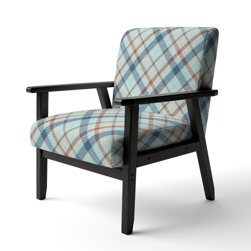 Fauteuil d'appoint rembourré en velours Turquoise