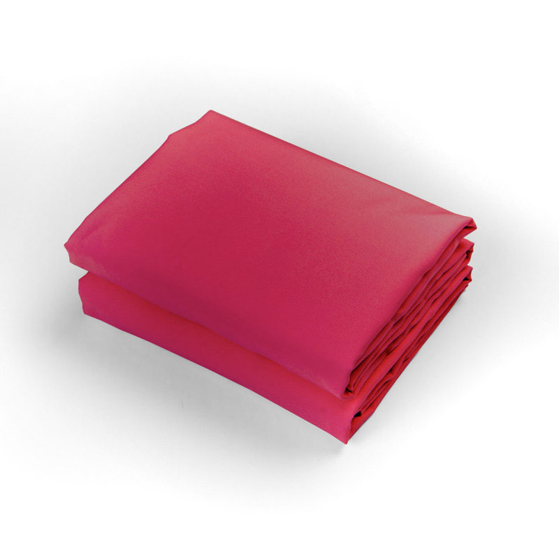 Bed Pillow Shams, 1800 Brushed Microfiber Oxford Pillowcases - NTBAY, Red