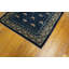 Antique Square Shape Navy Blue Color Chinese Bats Ningxia Rug