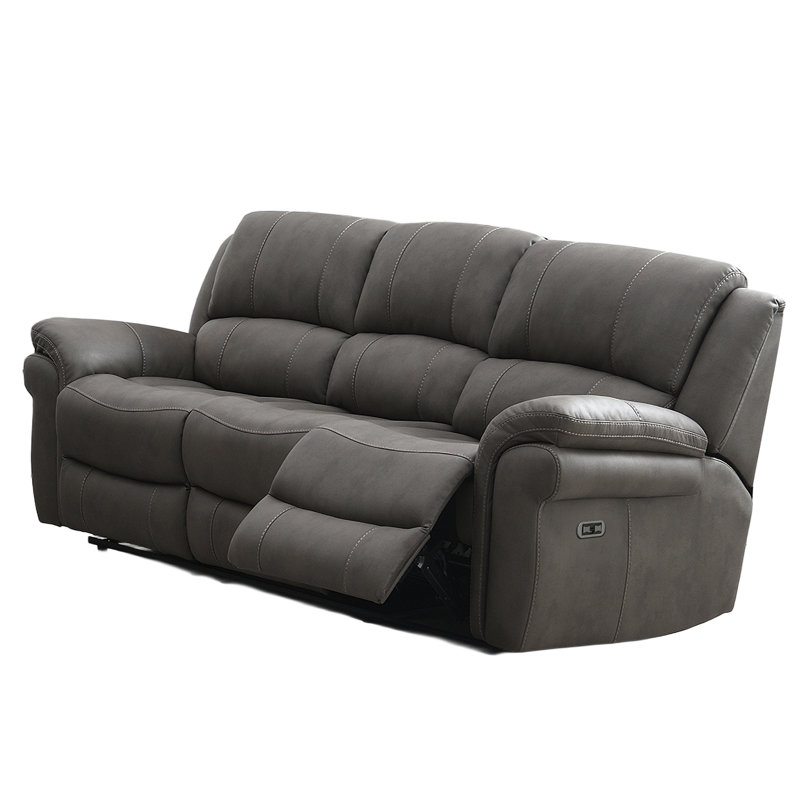Coomes 3 Seater Electric Reclining Sofa, Grey