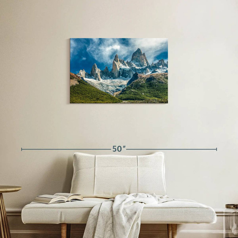 Alvord Snowy Mountain Fitz Roy, 20" H x 30" W