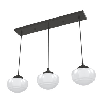 Luminaire suspendu grappe linéaire 3 lumières Saddle Creek