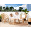 Tontogany Patio Dining Armchair with Cushion