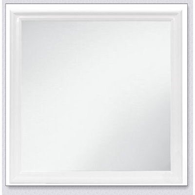 Charleston White Mirror With Integrated LED Lighting And Tempered Glass For Modern And Elegant Interiors