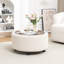 Fauteuil demi-tonneau pivotant avec repose-pieds Pietsch