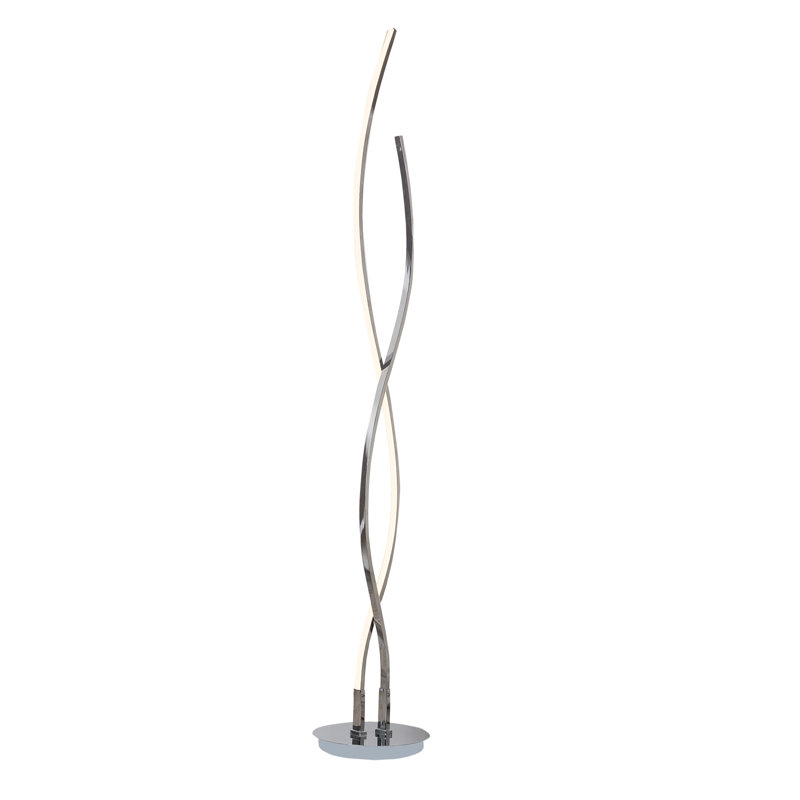 Flemington 158cm Chrome Novelty Floor Lamp