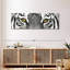 Œil de tigre blanc sur toile-244699966
