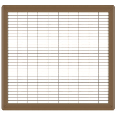 Brown Heavy Gauge Floor Grill