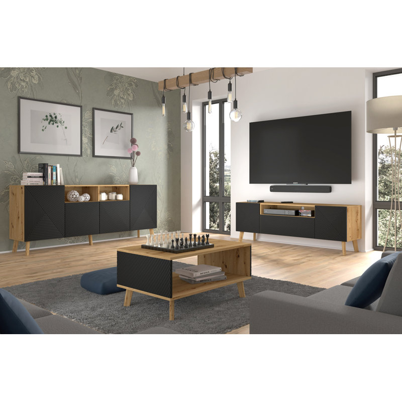 Garstang Four Leg Coffee Table with Storage