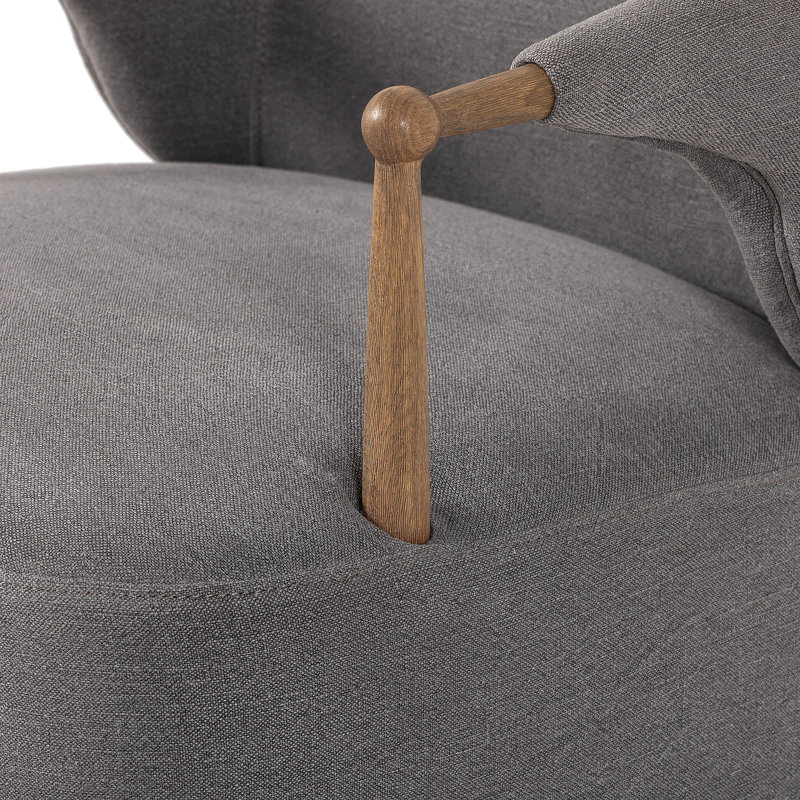 Brently Chair, Broadway Denim Linen