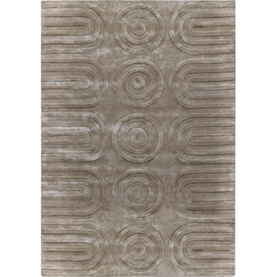 Duboce Abstract Flat Weave Area Rug