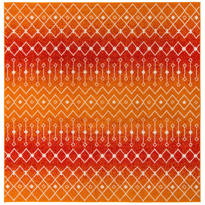 Abstract Indoor Rug, Square 10'