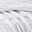 4 pièces de courtepointe en blanc pour très grand / très grand - volant, mélange de coton avec coussin brodé à volants, 90% décoratif