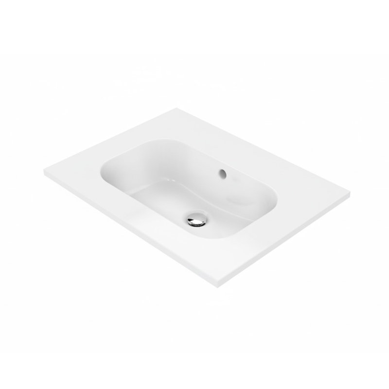 Aquatre 24'' L Bathroom Sink, No Hole