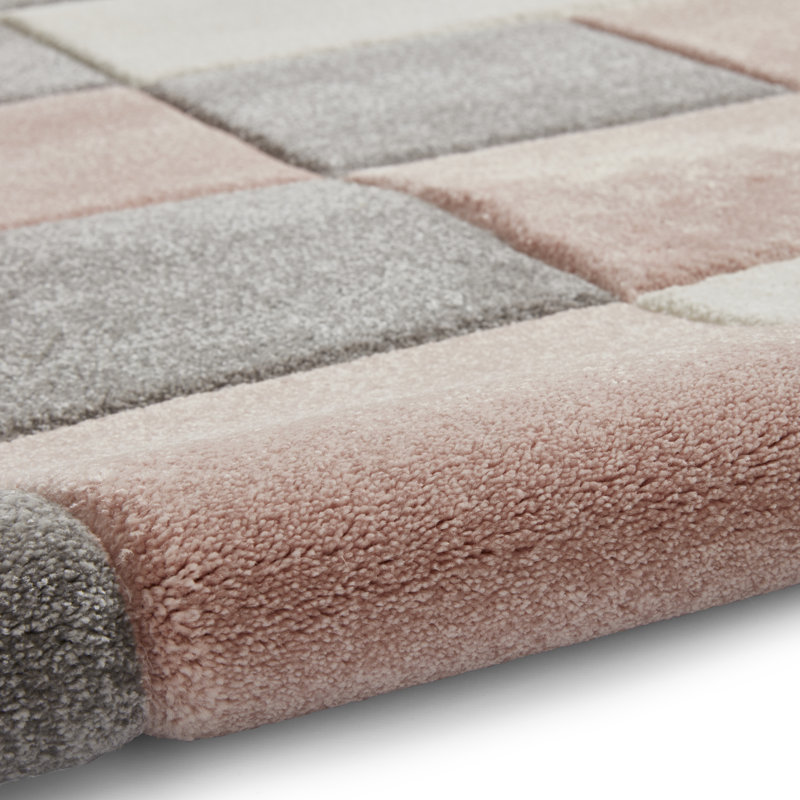 Beane area rug Machine Woven Rectangle Grey/Rose, Rectangle 160cm x 220cm