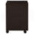 Cappuccino 3-Drawer File Cabinet
