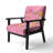 Multi-Color Bird On Tree - Velvet Upholstered Farmhouse Accent Arm Chair-1792731567-1805356393