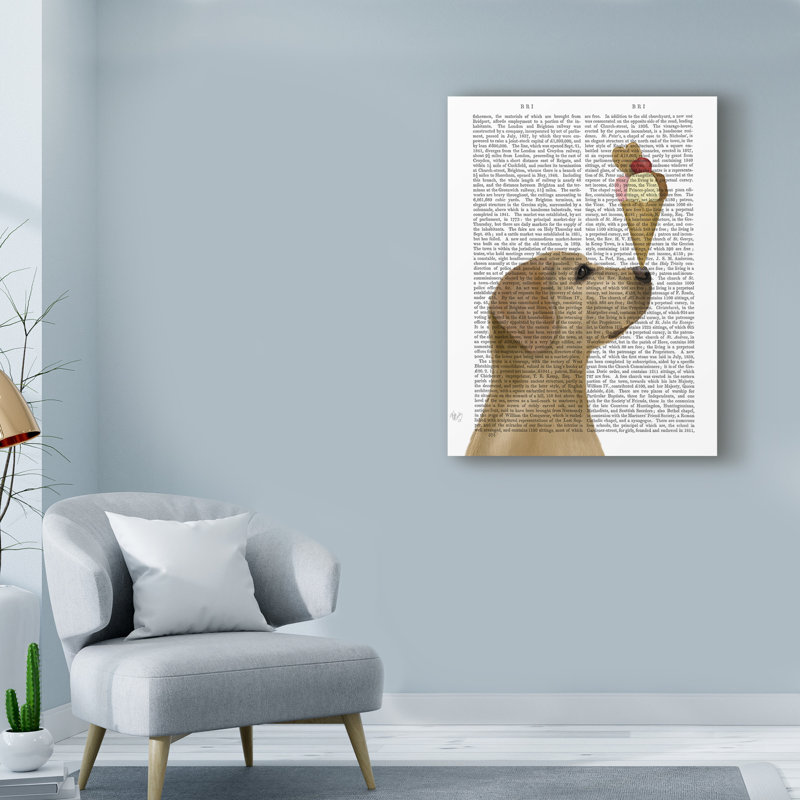 « jaune labrador ice texte crème », art textuel sur toile tendue, H 47 po x l 35 po x P 2 po