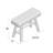 Sophie Woven Mendong and Teakwood Stool, Natural-2115968762