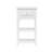 Woodley Accent Side Table and Freestanding Cabinet with Drawer and Two Shelves for Bathroom or Bedroom Storage