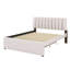 Lit plateforme tapissier avec lit gigogne-147892200