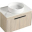 Ensemble de meuble-lavabo flottant 30 po avec lavabo en céramique Design-120406501