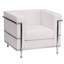 Fauteuil en similicuir avec barre double-407295040