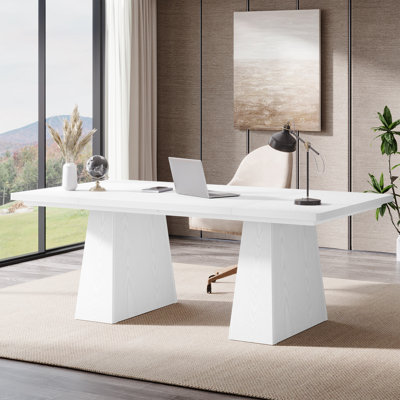 Jasine White Desk