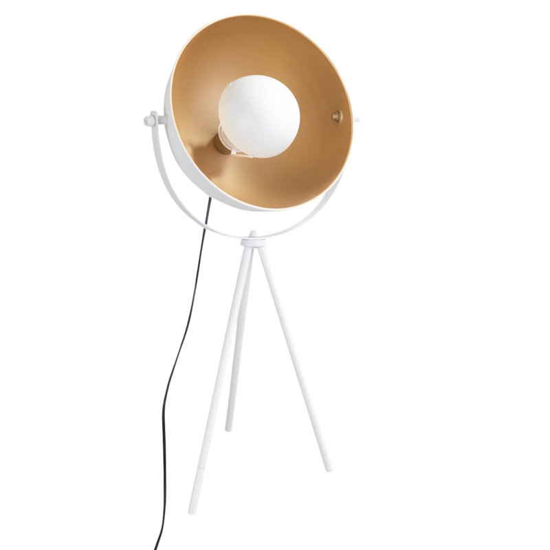 Mallen Metal Tripod Lamp, White