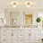 1-Light Dimmable Crystal Drum Semi Flush Mount Ceiling Light for Bedroom Kitchen Hallway-1154478650