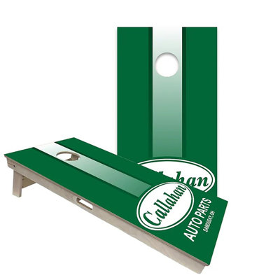 Callahan Auto Parts 2x4 Cornhole Board Set | Includes (2) Boards (8) Bags & Optional Accessories