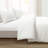 White Microfiber Reversible 3 Piece Duvet Cover Set-676770714