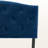Xylo Upholstered King Size Headboard in Navy Blue Velvet Fabric, 47.64'' H X 79.59'' W X 2.26'' D-1651989824